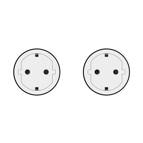 Double Outlet Kit — Type C/F